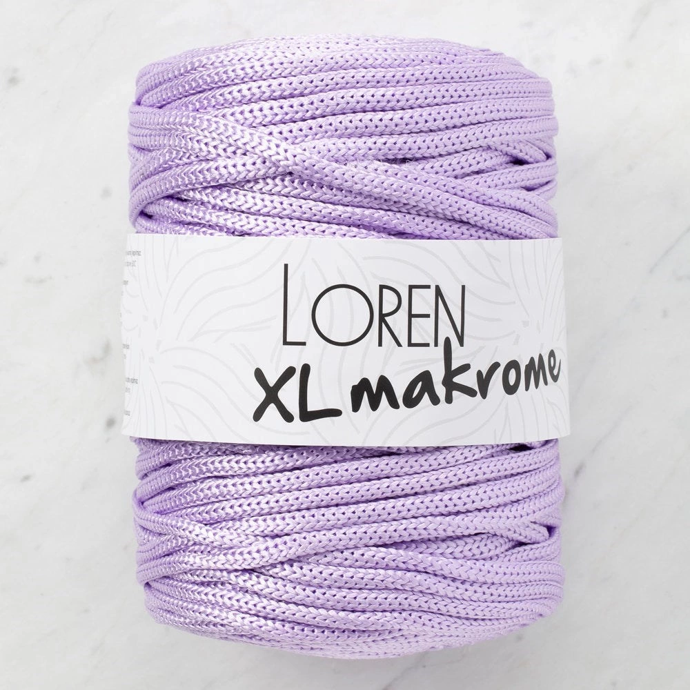 Loren XL Makrome Lila El Örgü İpi - R037 - 33716