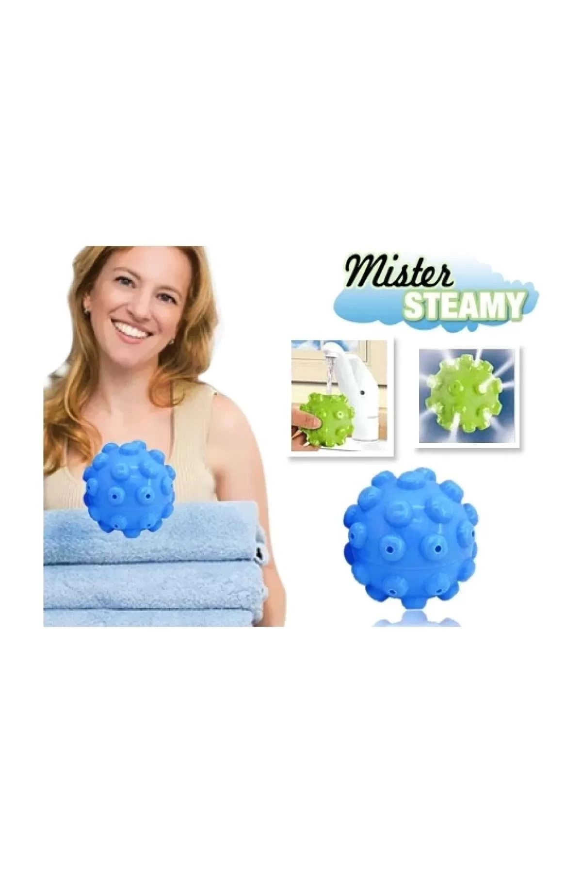 Mister Steamy Buharlı Çamaşır Kurutma Ve Ütü Topları
