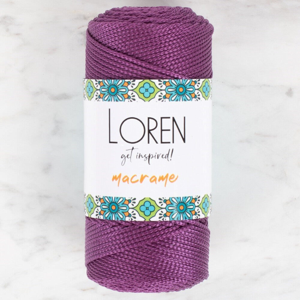 Loren Macrame Mor El Örgü İpi - RM 0160 - 34347