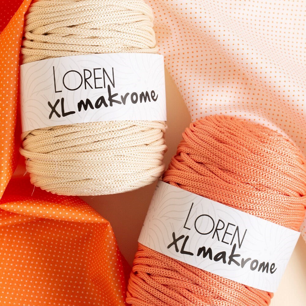 Loren XL Makrome Fıstık Yeşil El Örgü İpi - R042 - 33707