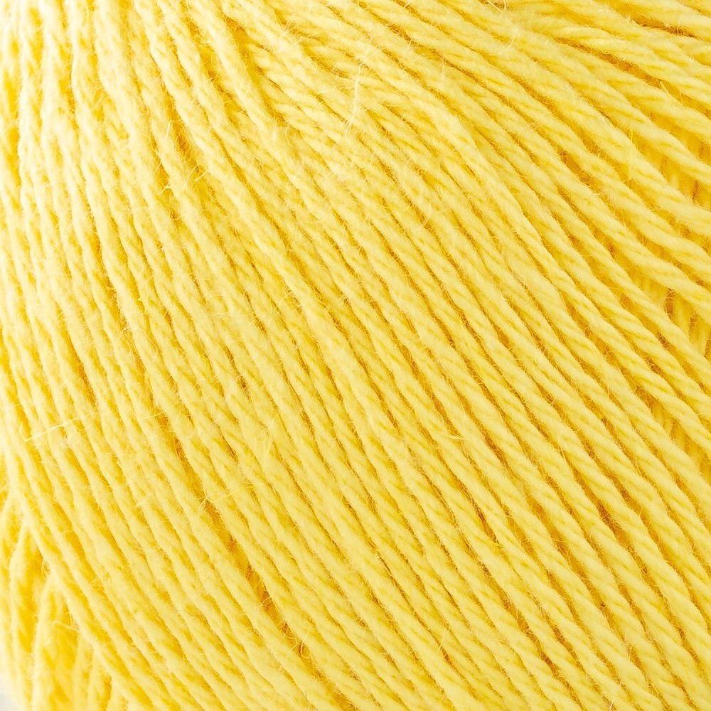La Mia Linen Cotton Sarı El Örgü İpi - L160 - 33863