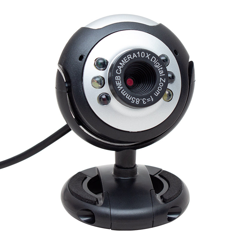 1.3 MP 10X ZOOM 6 LEDLİ MİKROFONLU USB WEBCAM KAMERA (4620)