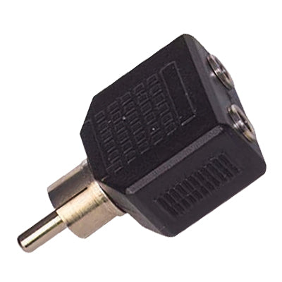 1 RCA ERKEK / 3.5 MM STEREO 2 DİŞİ ÇEVİRİCİ JACK (4620)