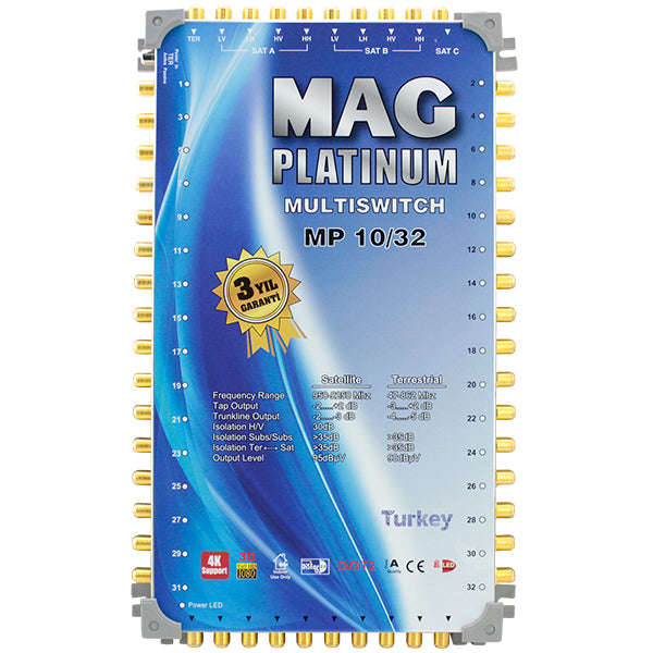 10*32 SONLU UYDU SANTRALİ MAG PLATINUM (4620)