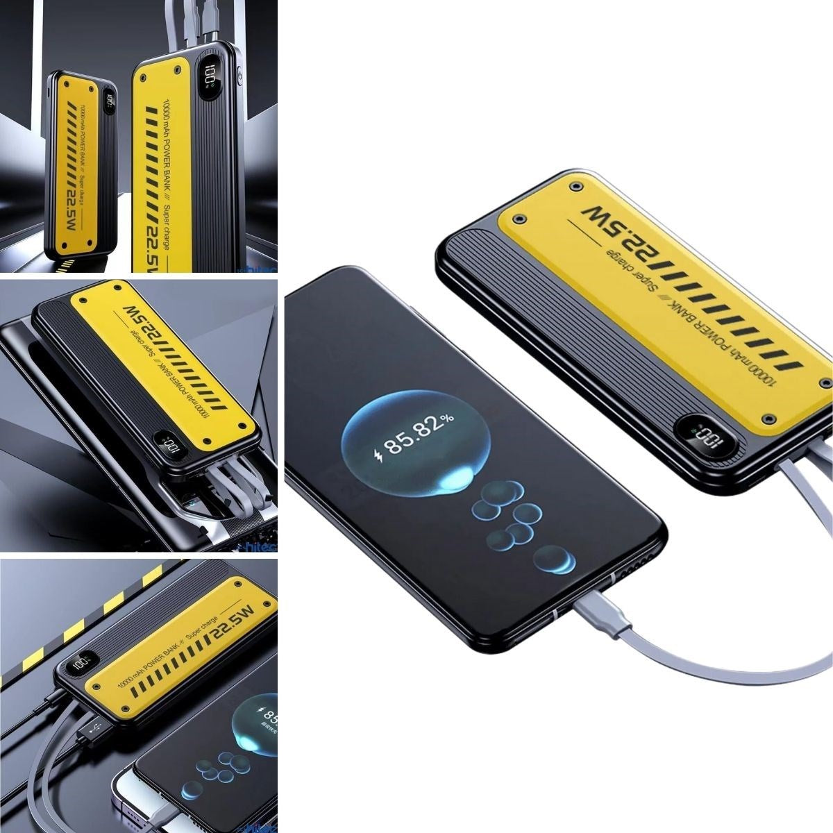 10000 Mah Hızlı şarj özellıklı Aynı Anda 4 Cıhazı şarj Edebılen Powerbank