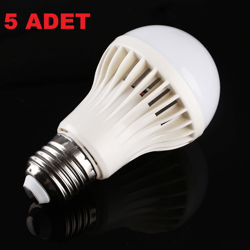 7w Enerji Tasarruflu Led Ampul ( 5 Adet )