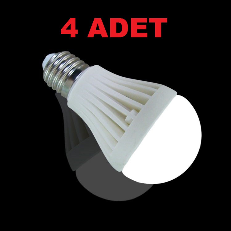 7w Enerji Tasarruflu Led Ampul ( 4 Adet )