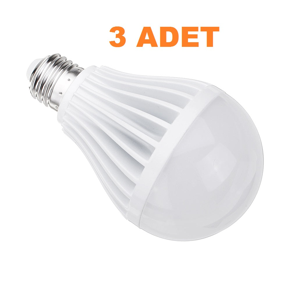 9w Enerji Tasarruflu Led Ampul ( 3 Adet )