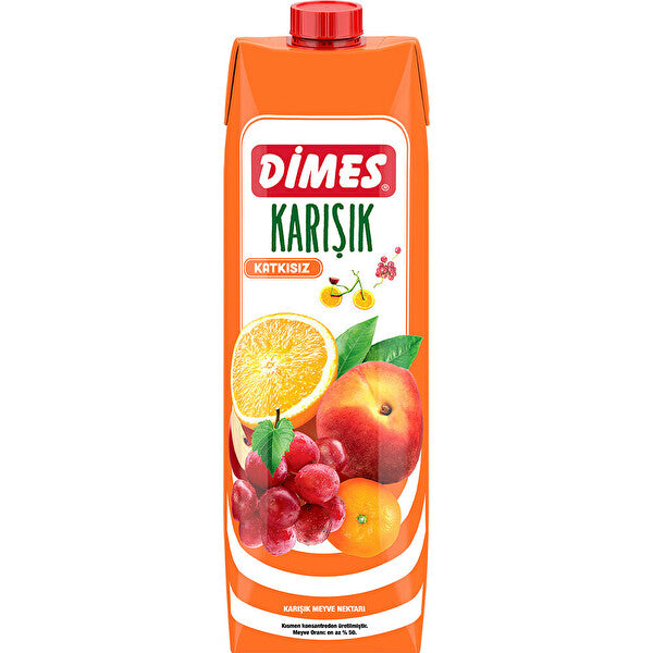 Dimes Meyve Suyu 1Lt Karışık x 12 Adet