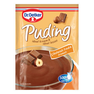 Dr. Oetker Puding Çikolata Fındıklı 115Gr x 24 Adet