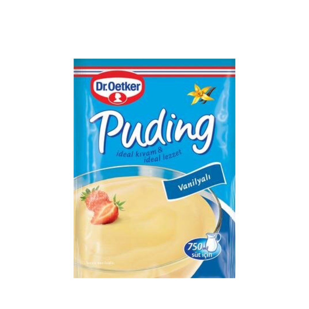 Dr. Oetker Puding Vanilyalı 125Gr x 24  Adet