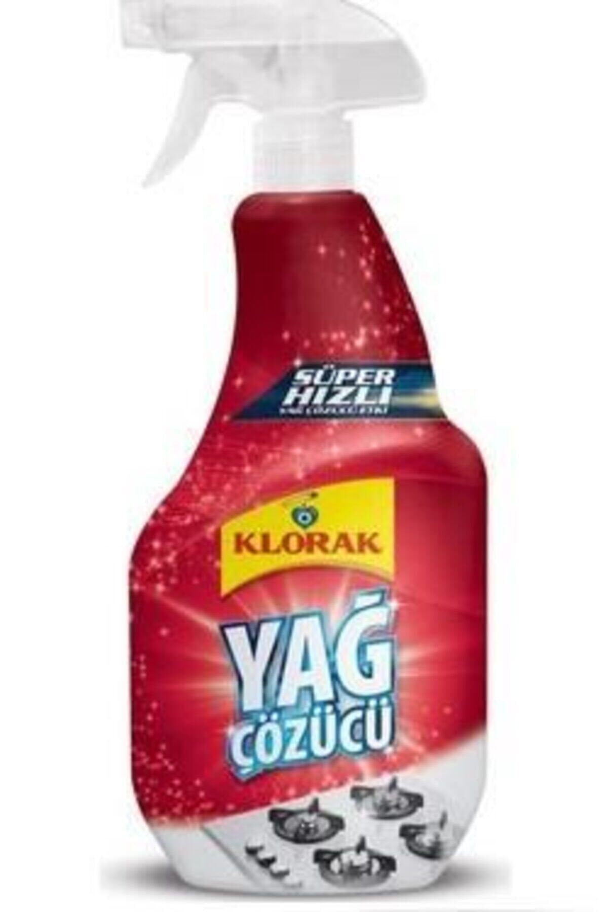 Klorak Temizleme Sprey Yağ Çözücü  750Ml  x  12 Adet