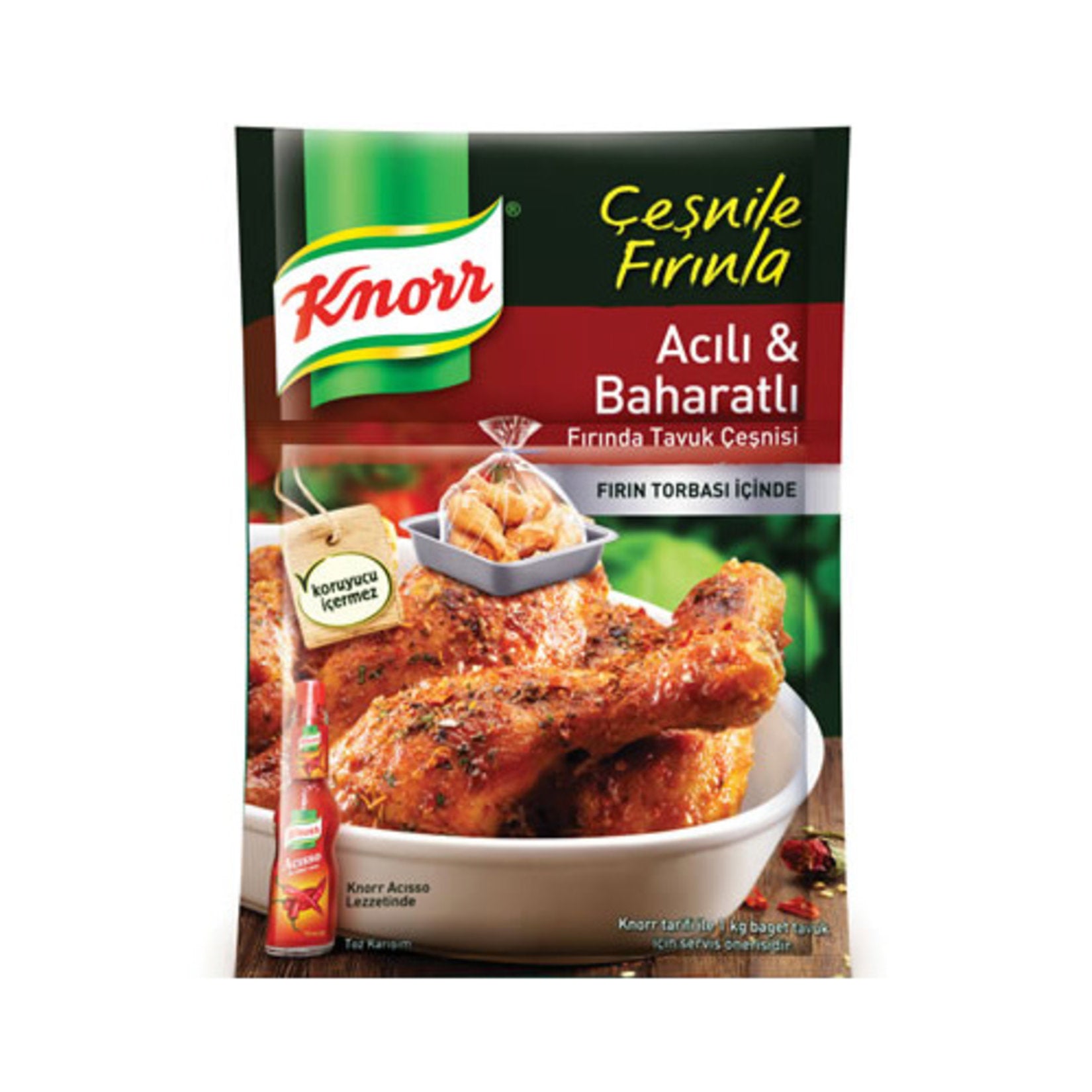 Knorr Tavuk Çeşnisi Acılı-Baharatlı 35gr x 12 Adet