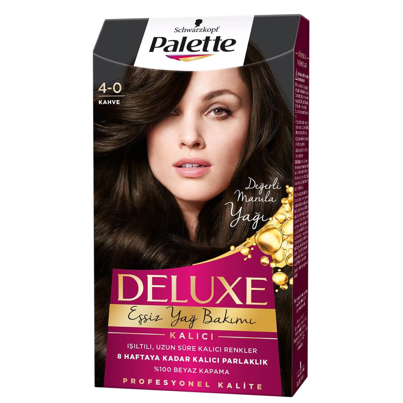 Palette Deluxe Saç Boyası 4.0 Kahve  x  3 Adet