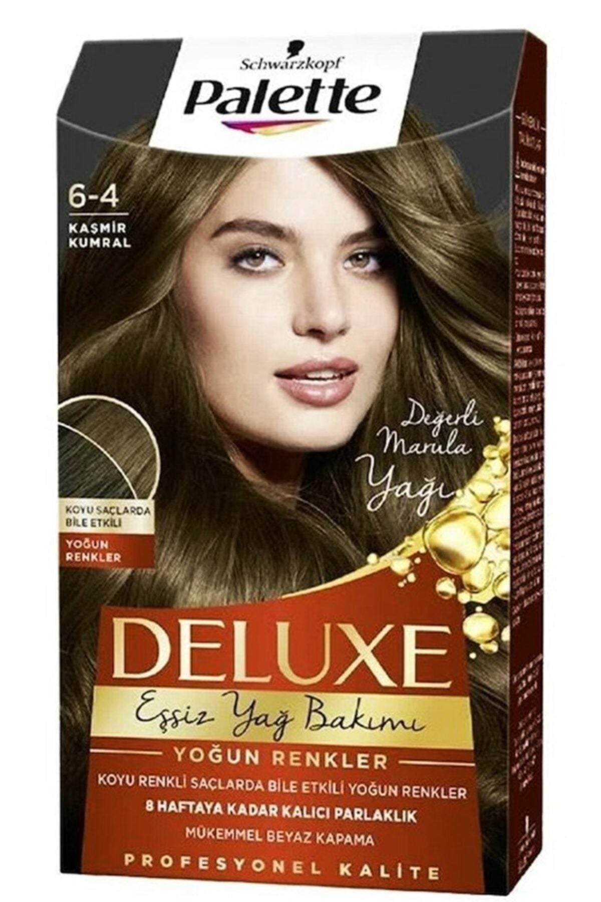 Palette Deluxe Saç Boyası 6.4 Kaşmir Kumral  x  3 Adet