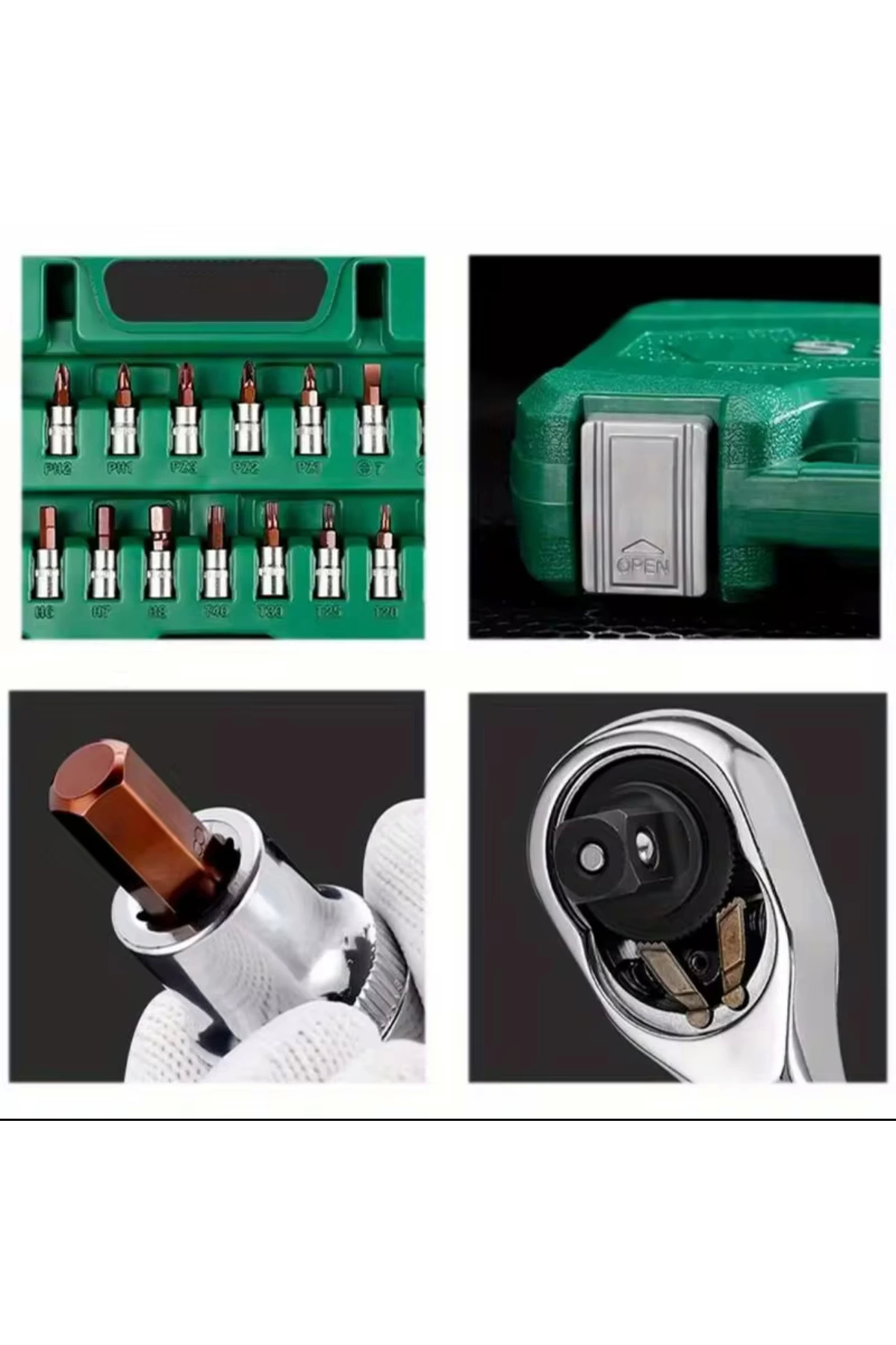 108 Parça Profesyonel Lokma Takımı Parlak Ürün