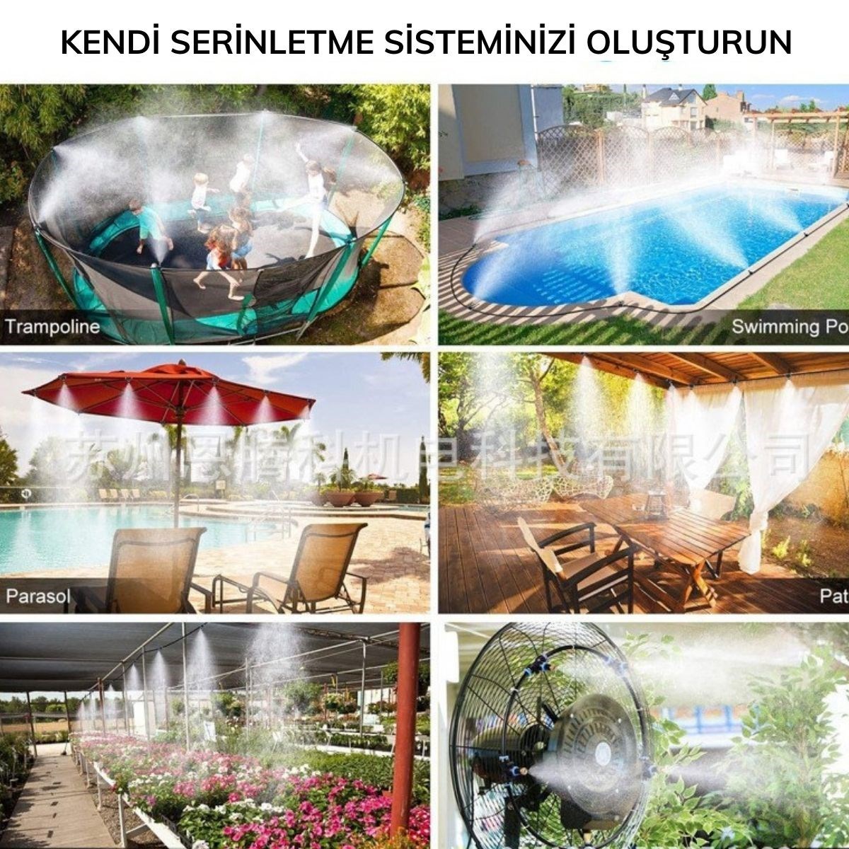 10 Metre Kendın Yap Balkon Veranda çardak Kamelya Sulama Serınletme Ve Nemlendırme Sıstemı