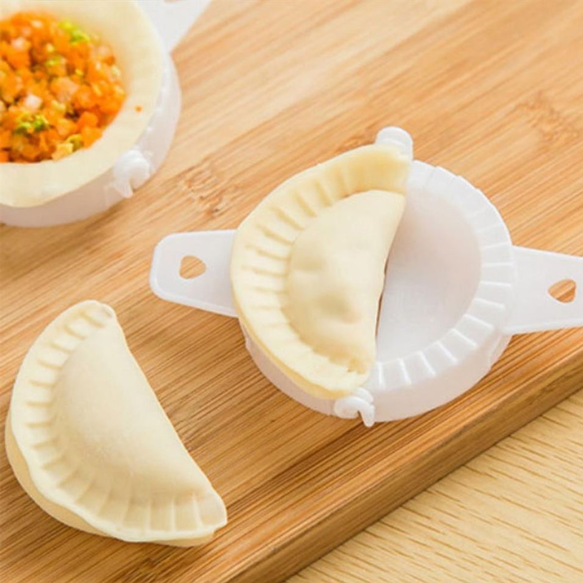3&amp;apos;lü Çiğ börek kurabiye Hamur İşi Ravioli Kesme Kalıbı Aparatı