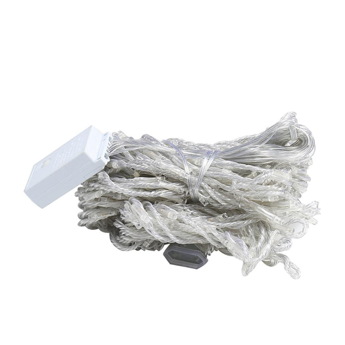 8 Fonksiyonlu 200 Led 10 Saçak Şerit Led 2x2 Perde İp Led