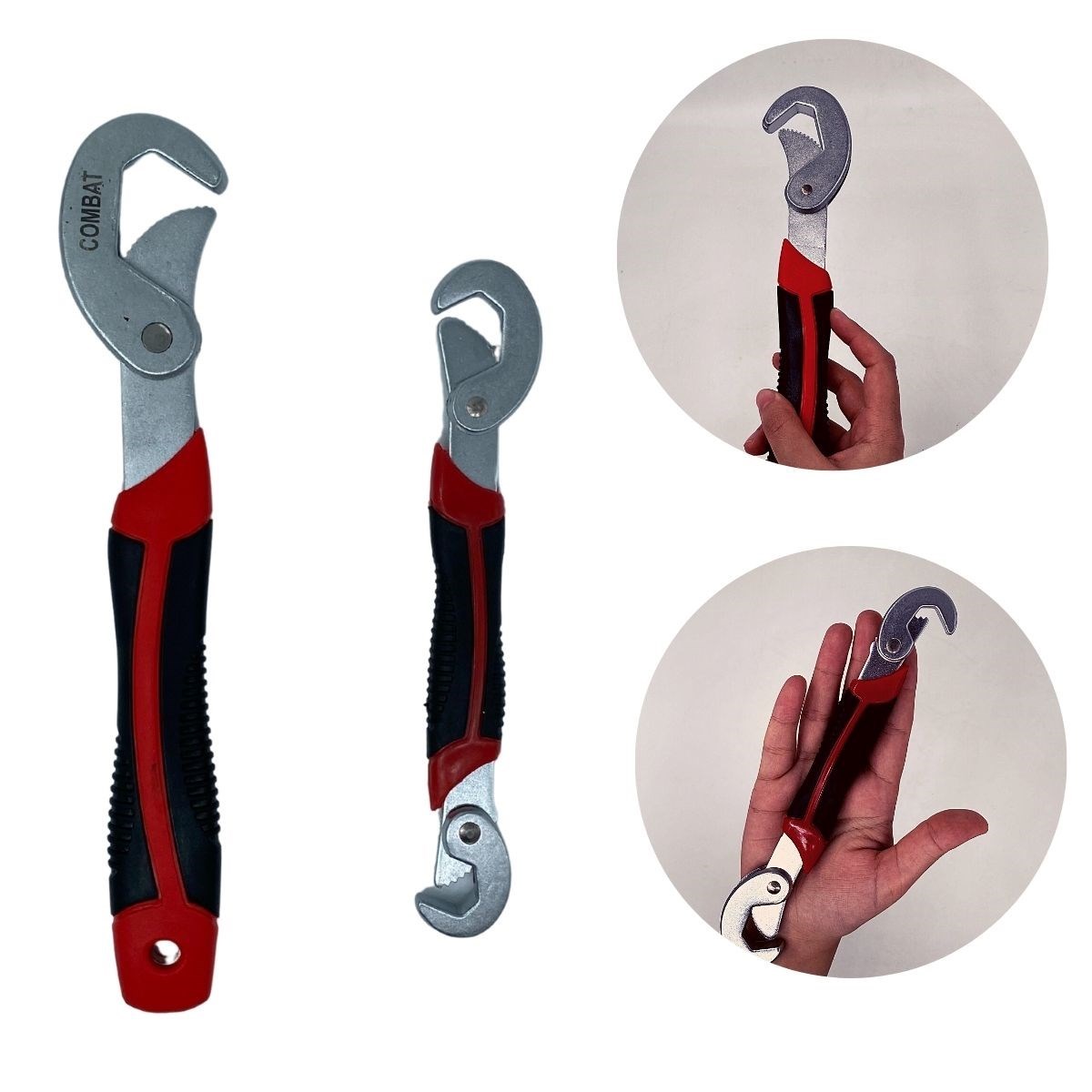 çok Fonksıyonlu Ergonomık Ayarlanabılır Büyük Küçük Akıllı Pense Anahtar 2lı Set