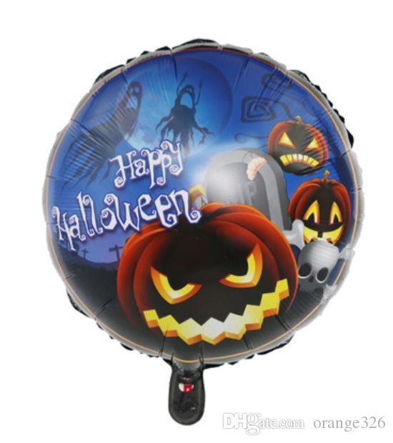 Happy Halloween Balkabağı Folyo Balon 18 ınç