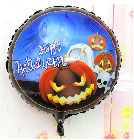 Happy Halloween Balkabağı Folyo Balon 18 ınç