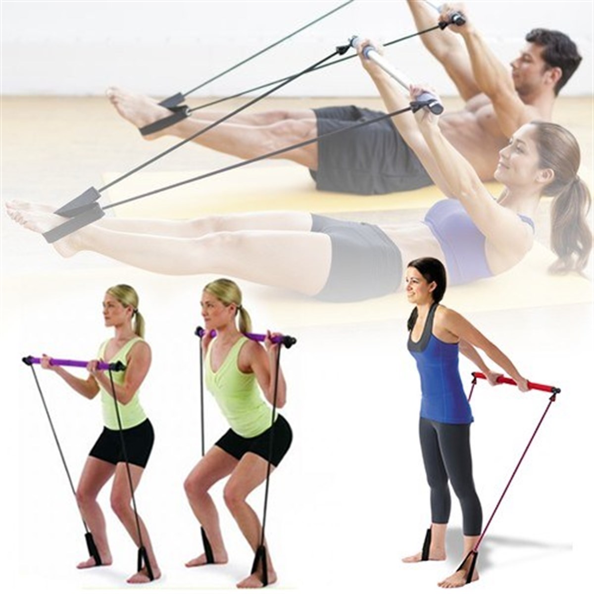 Jımnastık çubuğu Plates Barı Taşınabılır Spor Ve Egzersız Aletı