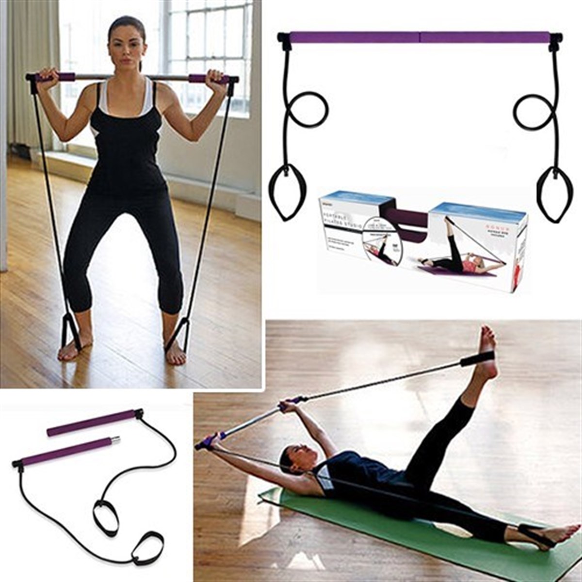 Jımnastık çubuğu Plates Barı Taşınabılır Spor Ve Egzersız Aletı