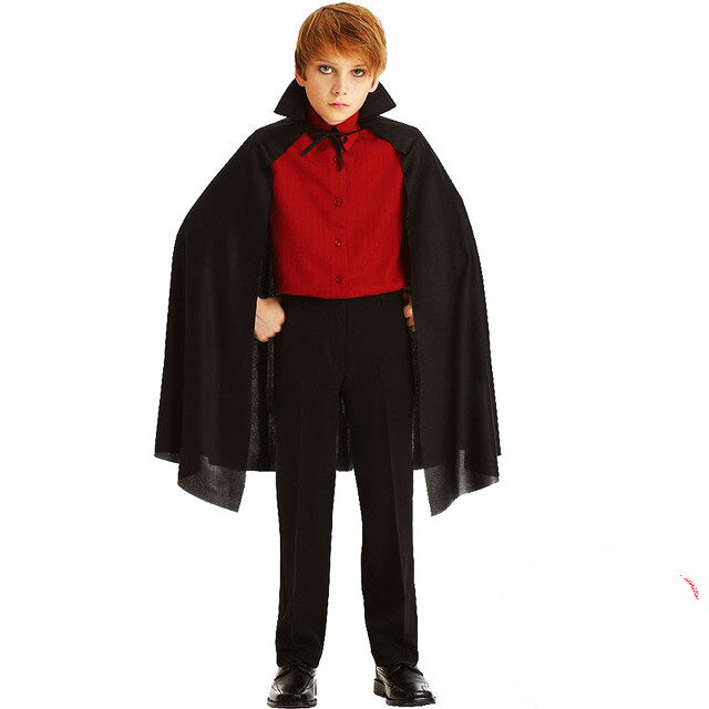 Sİyah Yakalı Pelerin - Vampir Pelerin - Dracula Pelerin 90 cm (4620)