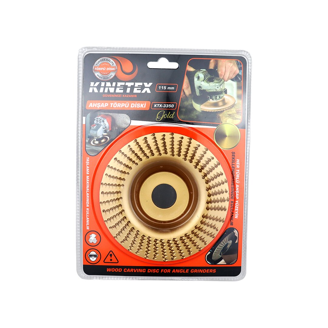 115mm  Ahşap Di̇sk Eğe Törpü Gold