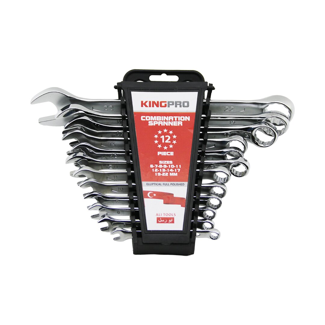 12 Pcs 6---22mm Kombi̇ne Anahtar Takimi Plasti̇k Stand - Taşima Aparatli