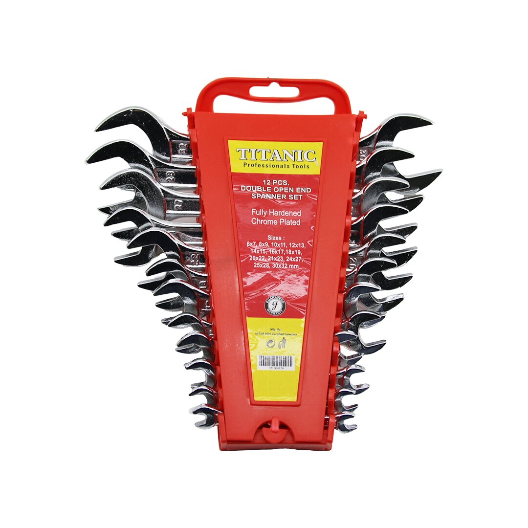 12 Pcs 6-32mm Ağzi Açik Anahtar Takimi Plasti̇k Stand Taşima Aparatli