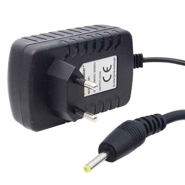 12 Volt - 2 Amper 2.5*0.7 İnce Uçlu Tablet Pc Adaptörü