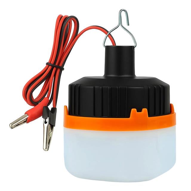 12 Volt Siyah Led Lamba Krokodil Maşalı Uçlu 21 SMD Ledli HT-A11