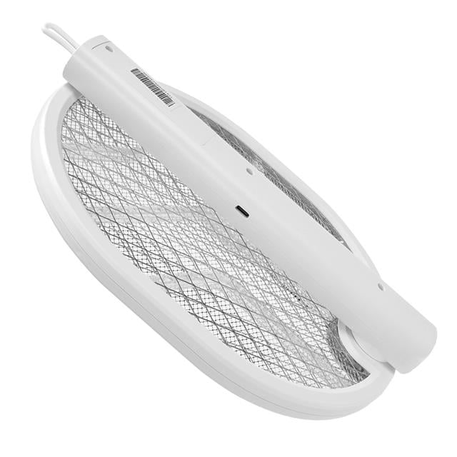 1200mAh 3000V Çıkış UV Işıklı Şarjli Katlanabilir Askılı Raket Sinek Öldürücü AS-A26