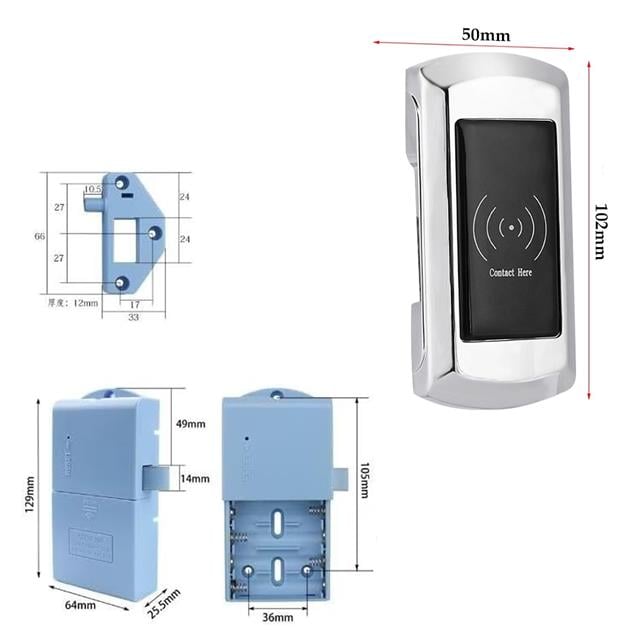 125Khz RFID Dijital Çekmece Dolap Kilidi