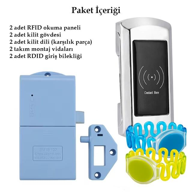 125Khz RFID Dijital Çekmece Dolap Kilidi