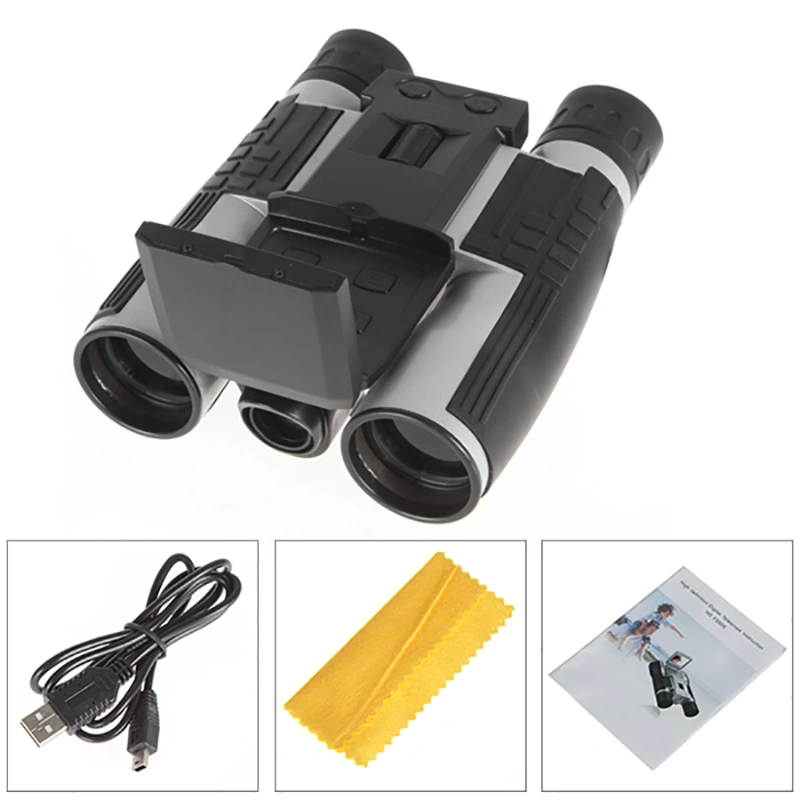 12x32 Zoom Dijital Dürbün Teleskop Kamera 5mp Cmos Sensör 2.0 İnc Tft Full Hd 1080 P Dvr Fotoğraf V