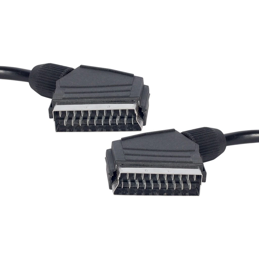 1.3 Metre 9 Mm Poşetli Standart Scart Scart Kablo