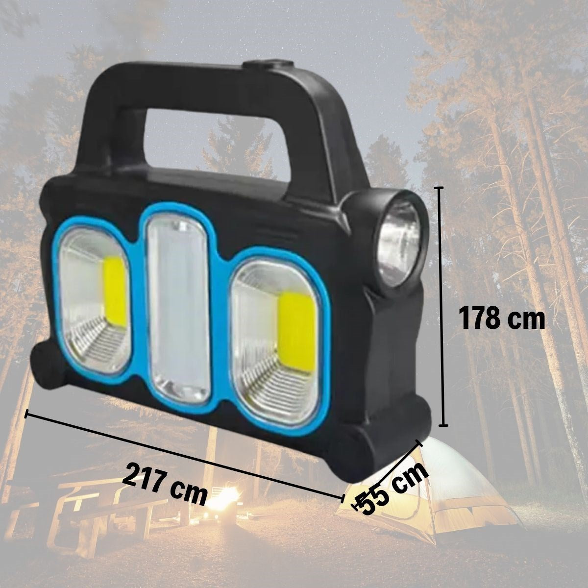 Hurry Bolt Güneş Enerjili Taşınabilir Çalışma Lambası – Powerbank Özellikli
