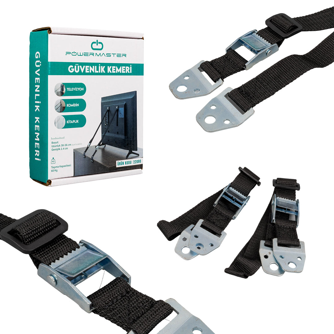 15 - 75 LCD GÜVENLİK KEMERİ