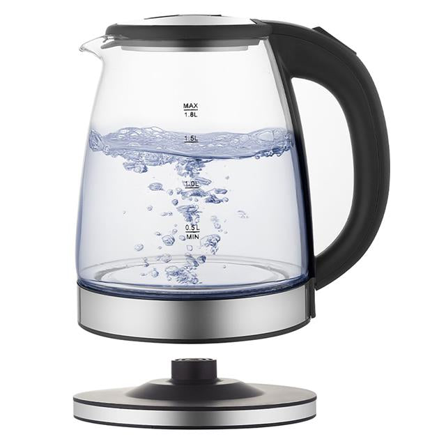 1500W 1.8 Litre Cam Hazneli Su Isıtıcı Mutfak Kettle CRW-7204