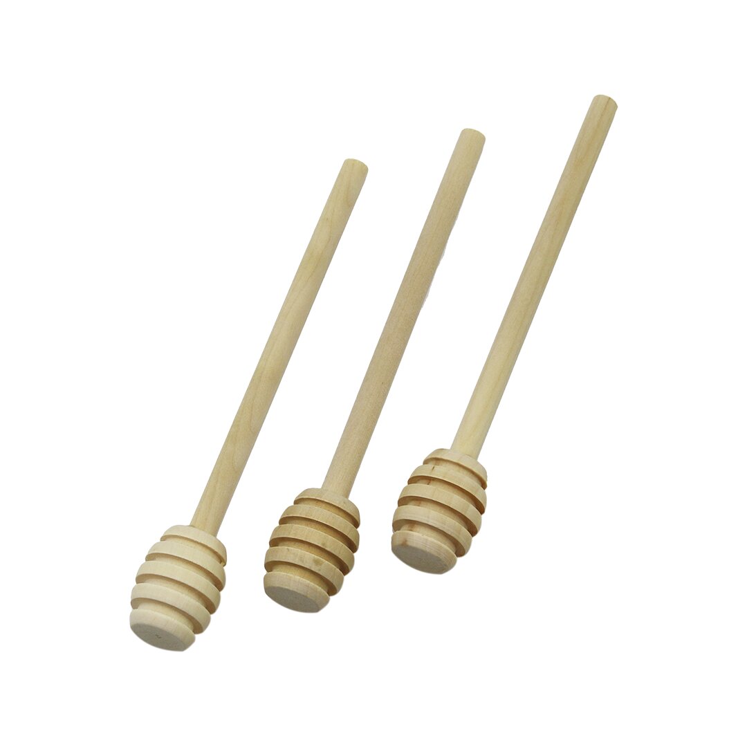 16cm - Büyük Başli  Bal Kaşik  Ahşap