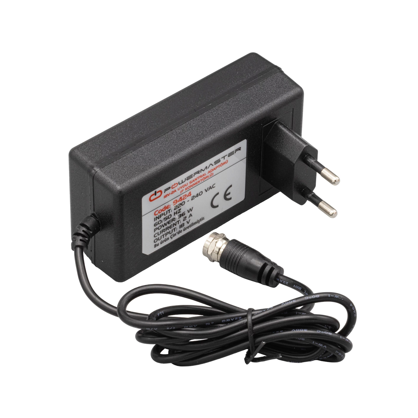 Pm-9424 18 Volt- 2 Amper F Konnektörlü Uydu Santral Adaptörü