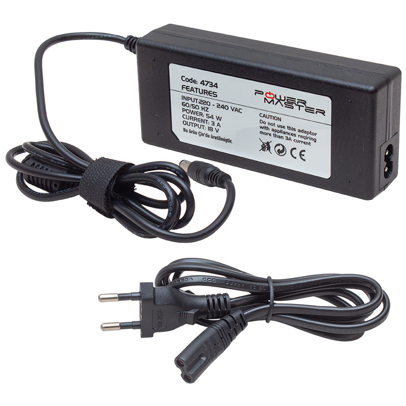 18 VOLT - 3 AMPER 5.5*2.5 UÇLU SANTRAL ADAPTÖRÜ (4620)