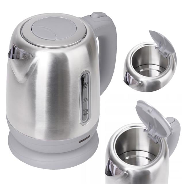 1800W 1.8 Litre Lüks Çelik Su Isıtıcı Kettle İnox CRW-7211
