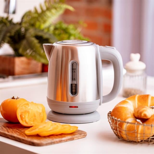 1800W 1.8 Litre Lüks Çelik Su Isıtıcı Kettle İnox CRW-7211