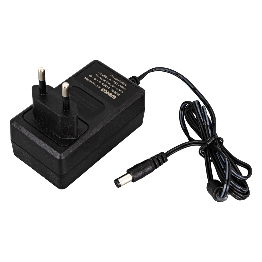 19 VOLT - 1.58 AMPER 5.5*1.7 UÇLU YERLİ ÜRETİM PRİZ TİPİ NOTEBOOK ADAPTÖR (4620)