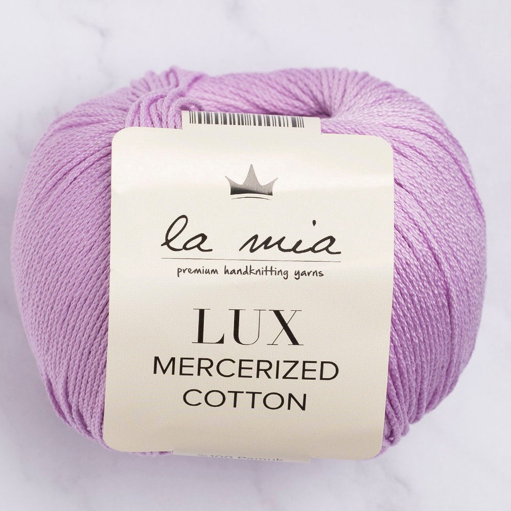 La Mia Lux Mercerized Cotton Lila El Örgü İpi - 53 - 33747