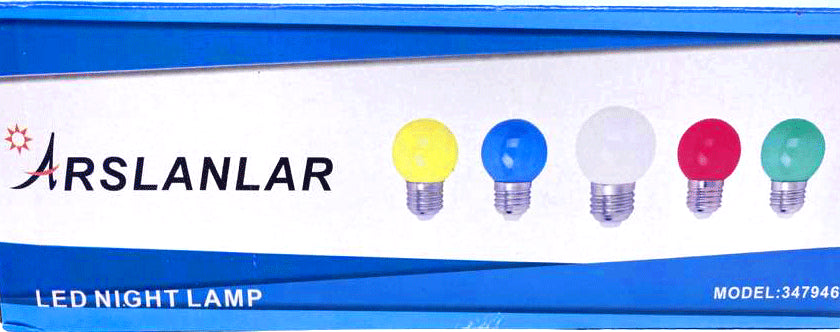 1w E27 Mi̇x Yuvarlak Gece Lambasi Ampul